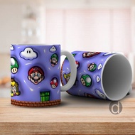 Super Mario Bros 3D Embossed Mug