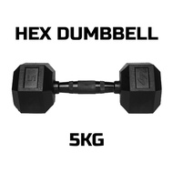 NEW️ HEX DUMBBELL Hexagon 5KG 5kg Dumbbell