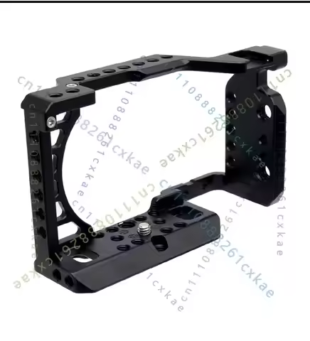 Camera Cage Protective Grip Base Accessory For Sony A6400 A6000 A6300 A6500 A6100 Mirrorless Camera