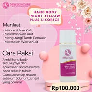 DRW Skincare Hand Body Night Yellow Plus Licorice | Drwdiscount