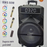 SPEAKER PORTABLE RINREI 12"BLUETOOTH KARAOKE