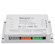 สวิทช์ไร้สาย (Remote Switch) รุ่นSONOFF-4CH Sonoff สมาร์ทสวิทช์ไร้สาย สั่งผ่านมือถือ 4 ช่อง 10A 2200