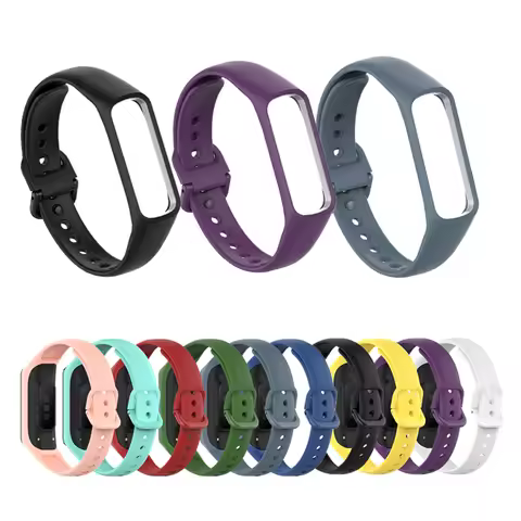 Soft Silicone Sport Band Straps For Samsung Galaxy Fit 2 SM-R220 Bracelet Replacement Watchband For 