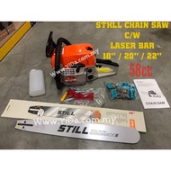 STILL HEAVY DUTY CHAIN SAW 58cc C/W LASER BAR 18” / 20” / 22”