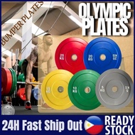 Olympic Plates Color Bumper Plate Barbell Plate 5kg/10kg/15kg/20kg/25kg for Gym and Home Work-out