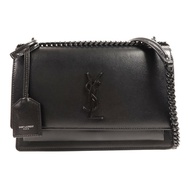 YVES SAINT LAURENT 牛皮皮革Sunset Medium鏈帶肩背袋
