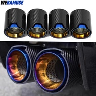 For BMW M2 F87 M3 F80 M4 F82 F83 Car Muffler Tailpipe Upgrade M performance Special Carbon Fibre Exh