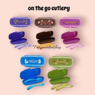 Feeding cutlery tupperware / sendok bayi tupperware + case