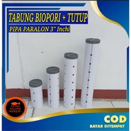 Garden Infiltration Biopore Tube PVC Pipe 3" Inch Size from 20cm - 100cm Ready to Use