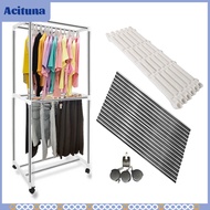 Laundry Garment Dryer Stand Dryer Clothes Hanger with Brake Caster Wheels Garment Drying Station for
