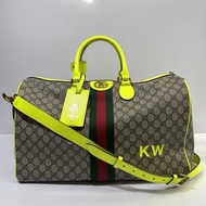 GG GUCCI DUFFLE 螢光黃旅行包 793207