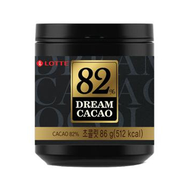 LOTTE 樂天 骰子巧克力82%  86g  1罐