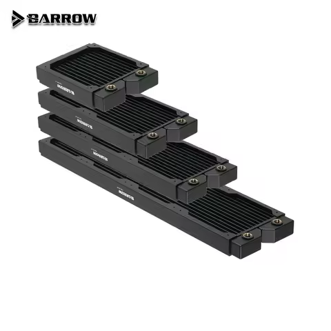 Barrow 480 360 240 PC Water Cooling Radiator Cooler Heatsink G1/4" Thick 28MM Copper