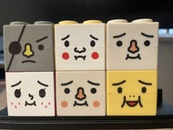 豆腐人公仔一套