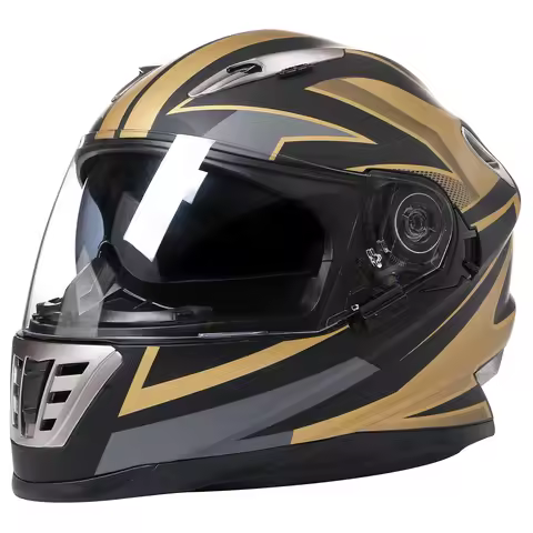 GXT 999 Double Lens Helmet Full Face Motorcycle Casque Dot Ece Approved Racing Vintage Cascos Para M