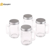 Si 1Pc 40ml Mini Jam Honey Jar Portable Leakproof Coffee Milk Juice Bottle With Lid Home Party Bar V