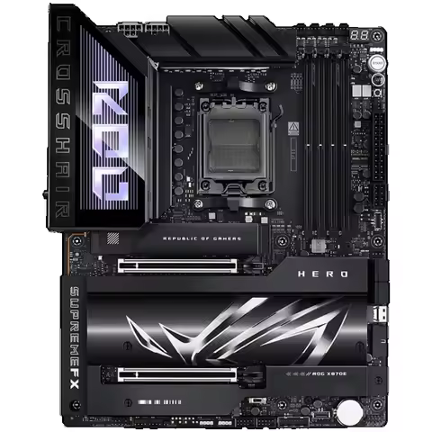ROG CROSSHAIR X870E HERO main board supports CPU 9900X3D/9950X3D/9800X3D (AMD X870E/socket AM5)
