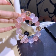 Dopamine Candy Color Dopamine Crystal Bracelet Original Design Single Ring Bracelet