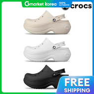 Crocs(ครอคส์) | รองเท้าแตะแบบสวม Crocs Bella Clog สำหรับผู้หญิง รองเท้าส้นตึก 3 แบบ รองเท้าเด็กใส่สบ