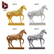 blesiya Horse Ornaments Horse Figurine Decoration Figurine Minimalist Nordic Horse Sculpture for TV 