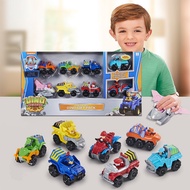 Paw Patrol Alloy Rescue Vehicle Dinosaur Wilderness Dog Patrol Team Racing Toy Car Set Children Gifts Toys