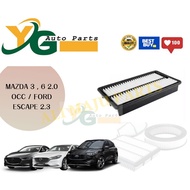 MAZDA 3,6 / FORD ESCAPE / MAZDA 2 / CX5 CX-5 / MAZDA 6 / CX3 CX-3 AIR FILTER