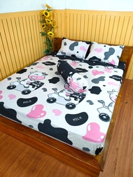 Sprei Fitted Karet Sprei Karakter Jungle Sprei Motif Sapi Murah Sprei Jungle Cow Sprei Motif Sapi Mu