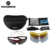 Rockbros Polarized Bike Glasses With 5 Myopia Lenses - 0089