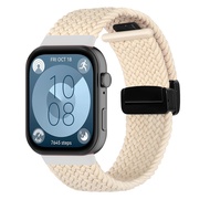 Từ tính dây đeo vòng nylon cho Huawei Watch Fit 4 Pro đồng hồ nghệ thuật đàn hồi bện dây Huawei Fit