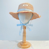 HAHAN Pastel Green Straw Hat [H41101]