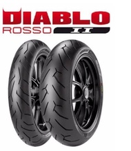 ยาง pirelli rosso2 120/70zr17 + 190/55zr17 คู่