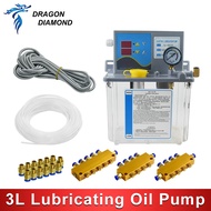 3L 4L Oil Pump CNC Grease Electromagnetic Lubrication Station Pump Lubricator Automatic Lubricating 