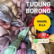[Supplier] Shawl Ella Satin Silk Com - Tudung Borong Direct Kilang