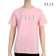 ELLE เสื้อยืด T-SHIRT ผ้า COTTON แขนสั้น ทรง BASIC ปักโลโก้ ELLE รุ่น W3K698