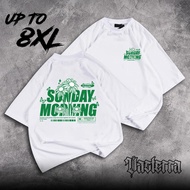 VASTERRA SUNDAY MORNING T-SHIRT FOR MEN AND WOMEN BIG SIZE 200KG 2XL 3XL 4XL 5XL 6XL 7XL 8XL Combed 