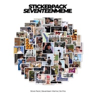 [READY] STIKER PACK | MEME SEVENTEEN KPOP | 54 PCS | KISSCUT | WATERPROFF | STIXIS.MARKET