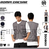 PROMO! HC - ROMPI TACTICAL VEST CARGO POLOS GREY MULTIFUNGSI OUTER