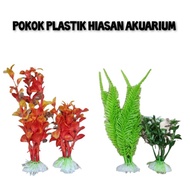 Pokok Plastik Hiasan Akuarium. Aquarium Plastic Plant