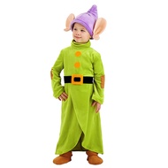 Seven Dwarf Man Costume Outfit Christmas for Kids Child Boys Girls Big Ears Elf Pixie Cosplay Santa 