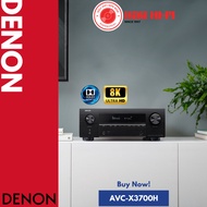 Denon AVC-X3700H 8K Ultra HD 9.2 Channel/11.2 Preamp Out AV Receiver (FREE GIFT)