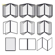 （High discounts）royalking.sg A4 PVC Transparent Menu Cover Protective Cover Restaurant Menu Paper Ho