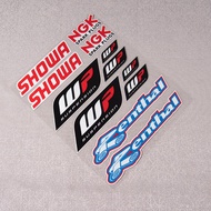 Reflective WP Showa Renthal Fork Decal Suspension Shocker Damper Motorcycle Stickers for Duke RC KTM