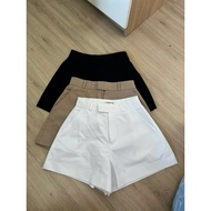 BIG TUBE khaki shorts (large V3) NO BELT available in size XL. SHINI 3-color khaki high-waisted wome