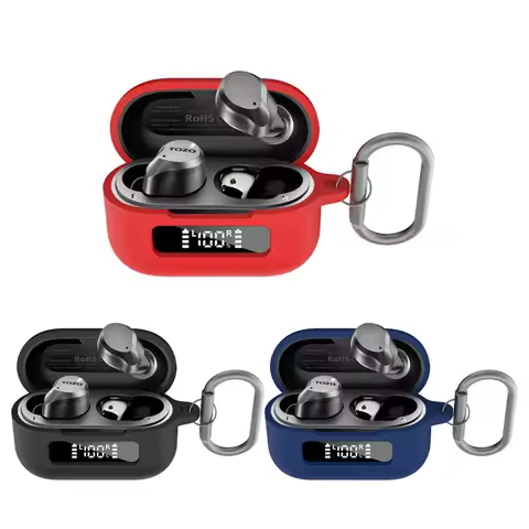 Earbuds Case For TOZO NC9 Luxury Earphone Case Shockproof Cover for TOZO NC9 Shell Protective Sleeve