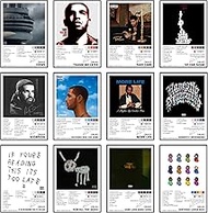 Thepaper9store Pack of 12 - Drake Music Album Art Wall Posters 8.2x11.8 inch Adhesive Tape Attached 