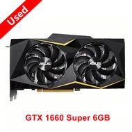 Used TUF GTX 1660 Ti 1660Ti 1660S 6GB GAMING Video Cards GTX1660Ti GTX1660 Super GPU Graphic Card