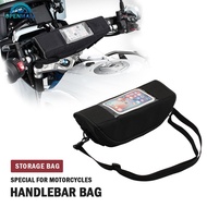 OPENMALL Motorcycle Handlebar Bag with Touchscreen Phone Storage Bag Navigation Bag For BMW R1200GS 