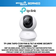 TP-LINK TAPO C230 Pan & Tilt Ai Home Security Wifi Camera - 5MP