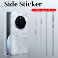 Honor Phone Side Sticker For Honor X50 X9B 5G 100 90 Pro Magic 7 6 RSR Pro 6 Ultimate V Flip V3 V2 V