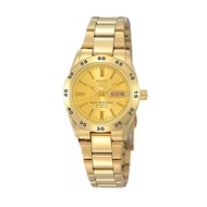 [Watchspree] Seiko 5 Women's Automatic Gold-Tone Stainless Steel Band Watch SYMG44K1